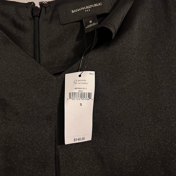 Banana Republic Black Satin Slip Dress NWT | Size Small | $140 Retail - Picture 4 of 4